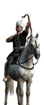 Archers mercenaires perses à cheval