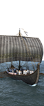 Długi okręt skeid - Germańscy maruderzy strzeleccy