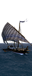 Dromonarion Avcı Gemisi - Ostrogot Okçu Denizcileri