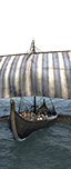 Długi okręt snekkja - Alańscy maruderzy