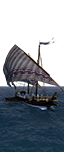 Harcovní dromón s balistou - Byzantští námořníci s luky