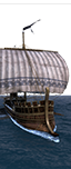 Пиратская либурна с баллистой - Западные моряки с баллистами