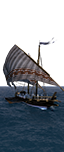 Galeeren-Dromone - Andalusische Schiffer mit Bogen