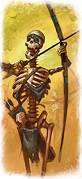 Arqueros Esqueleto