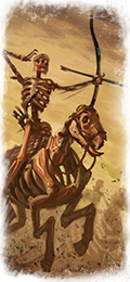 Arqueiros Esqueletos a Cavalo